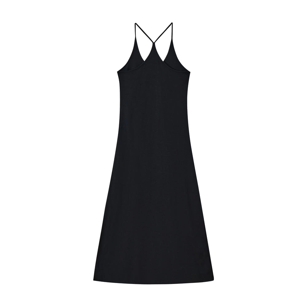 An image of a   DR4G3M6 Silhouette Slip Dress by  Mirra Masa
