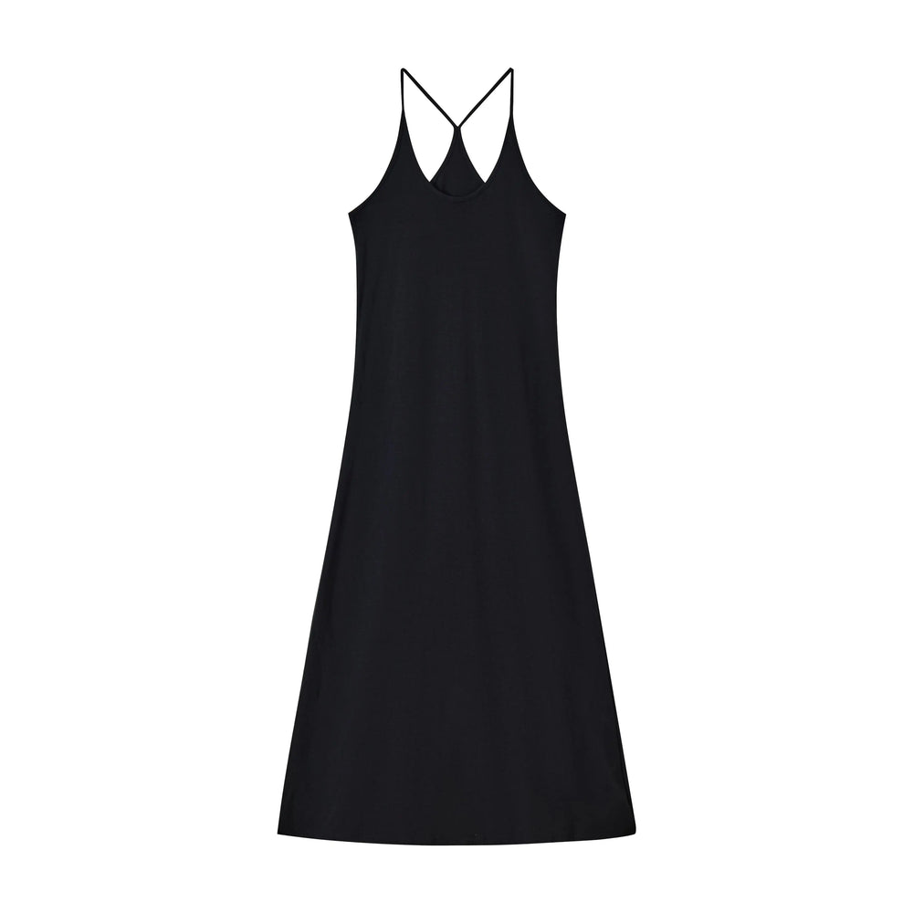 An image of a   DR4G3M6 Silhouette Slip Dress by  Mirra Masa
