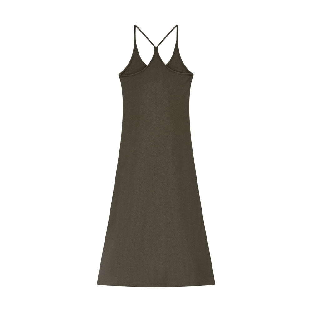 An image of a   DR4G3M6 Silhouette Slip Dress by  Mirra Masa