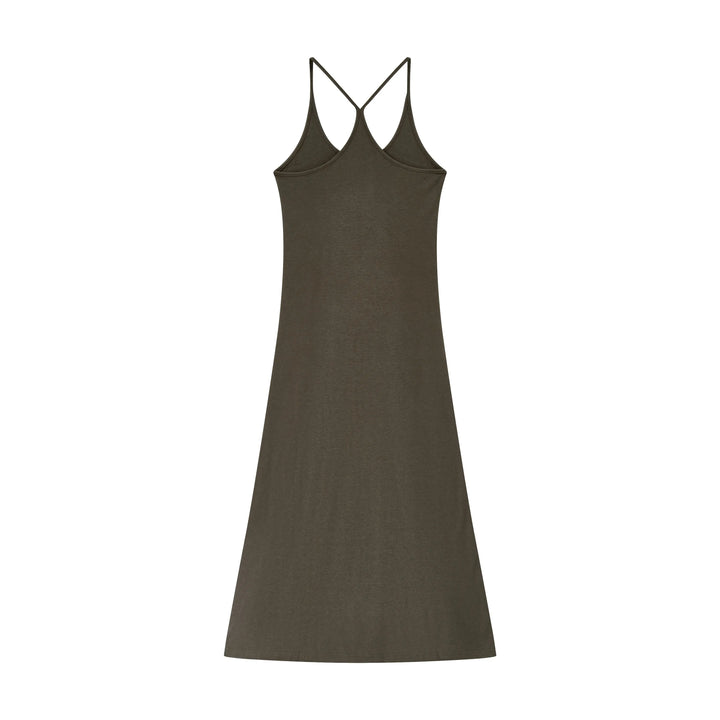 An image of a   DR4G3M6 Silhouette Slip Dress by  Mirra Masa