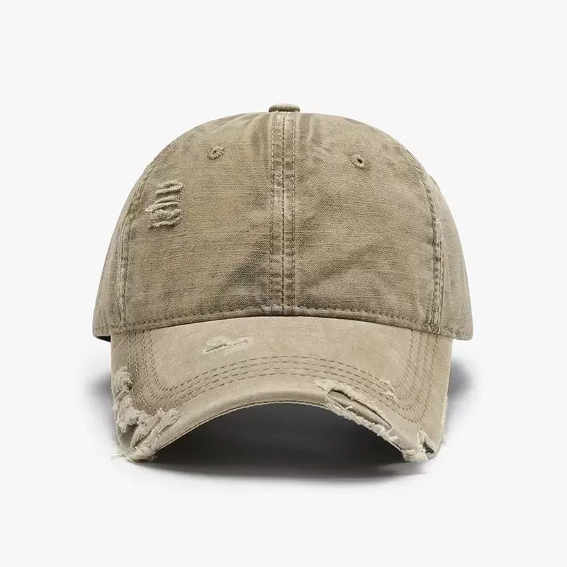 An image of a   Distressed Essential Baseball Cap by  Mirra Masa