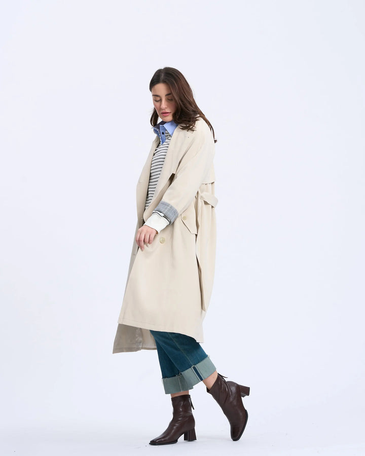 An image of a   FY004S Classic Trench by  Mirra Masa