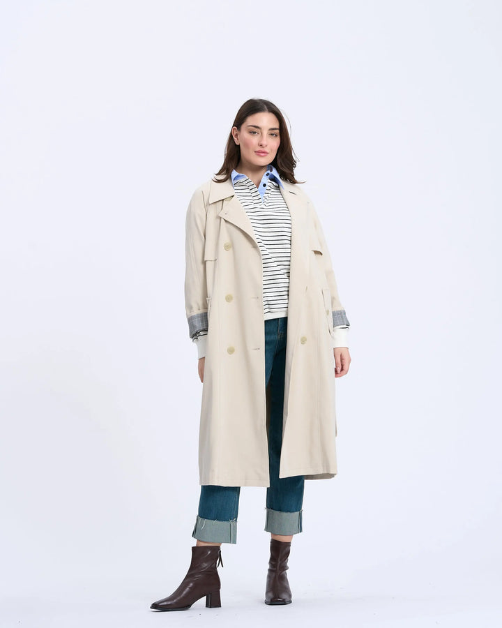An image of a   FY004S Classic Trench by  Mirra Masa
