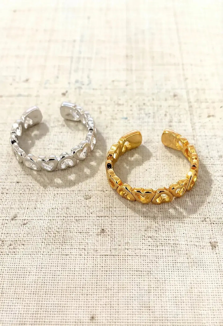 An image of a   Heart Cutout Band Adjustable by  Mirra Masa