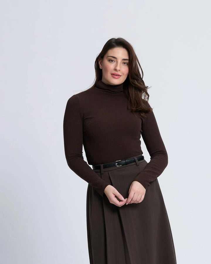 An image of a   M'Essentials True Form Layering Turtleneck by  Mirra Masa