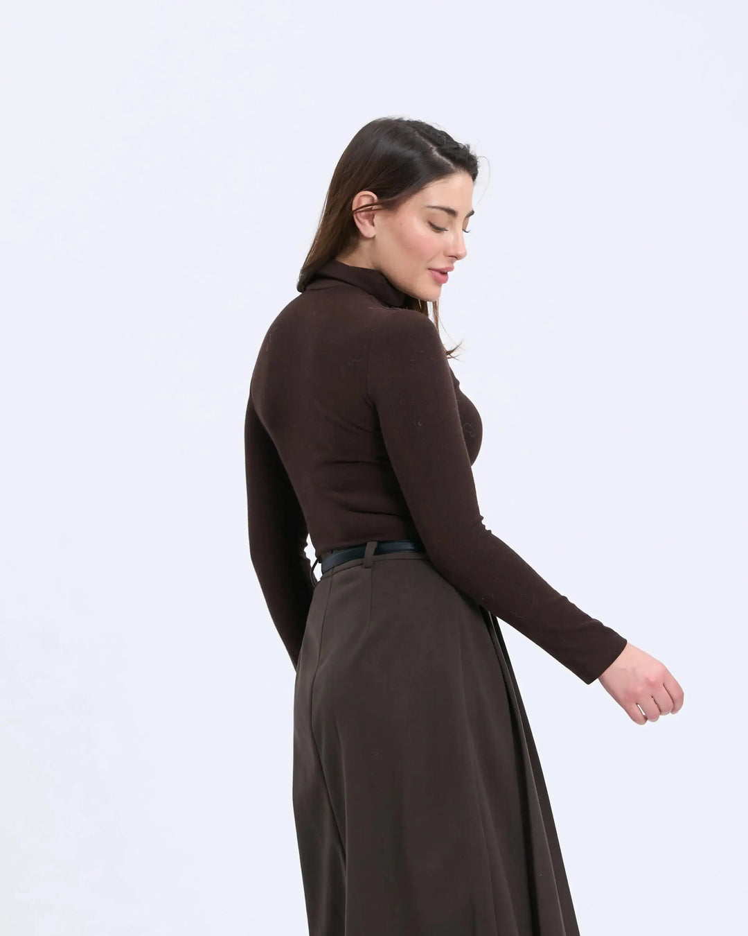 An image of a   M'Essentials True Form Layering Turtleneck by  Mirra Masa
