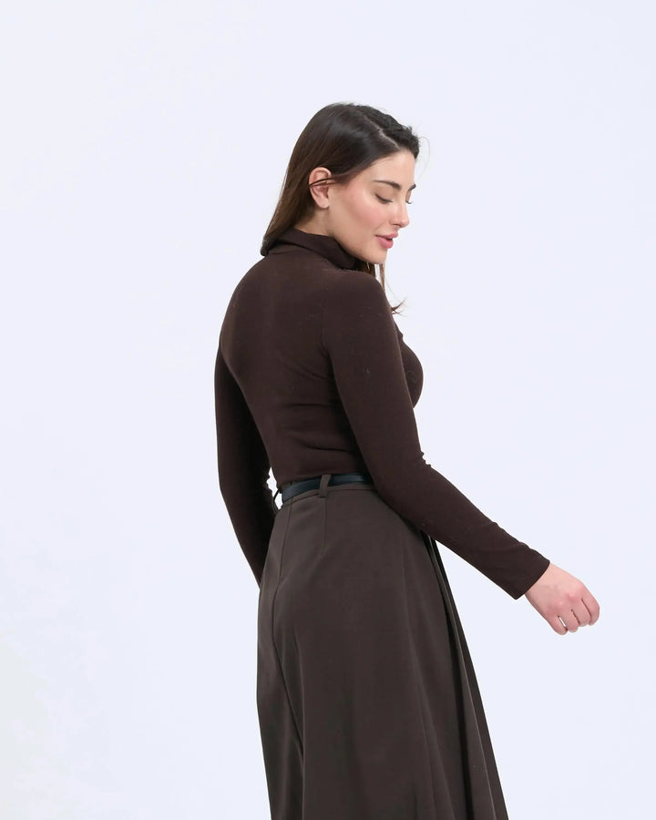 An image of a   M'Essentials True Form Layering Turtleneck by  Mirra Masa