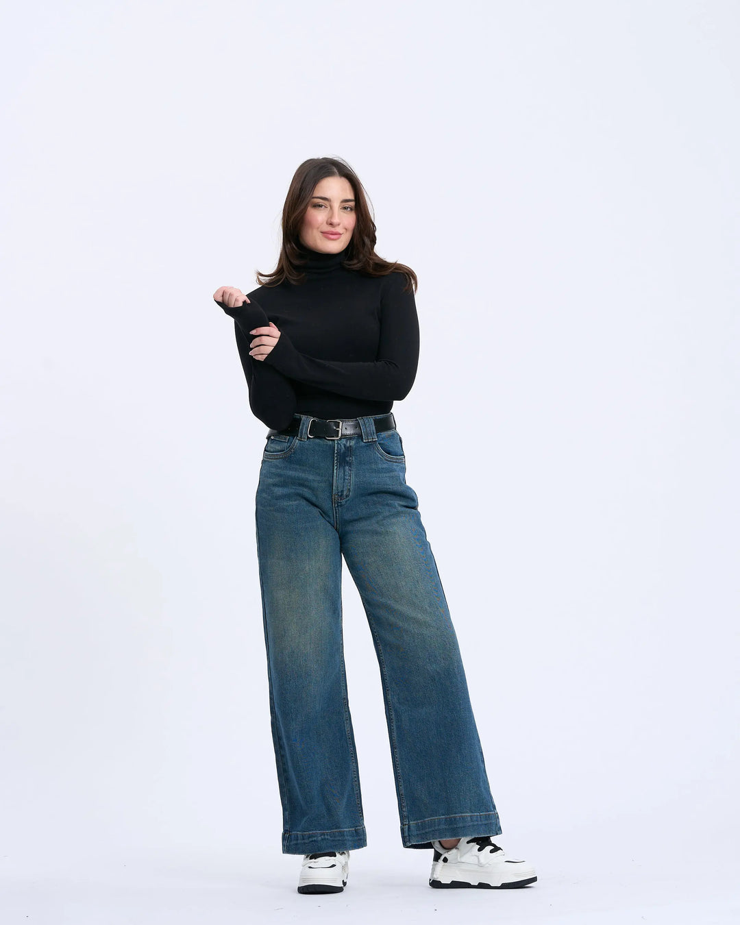 An image of a   M'Essentials True Form Layering Turtleneck by  Mirra Masa