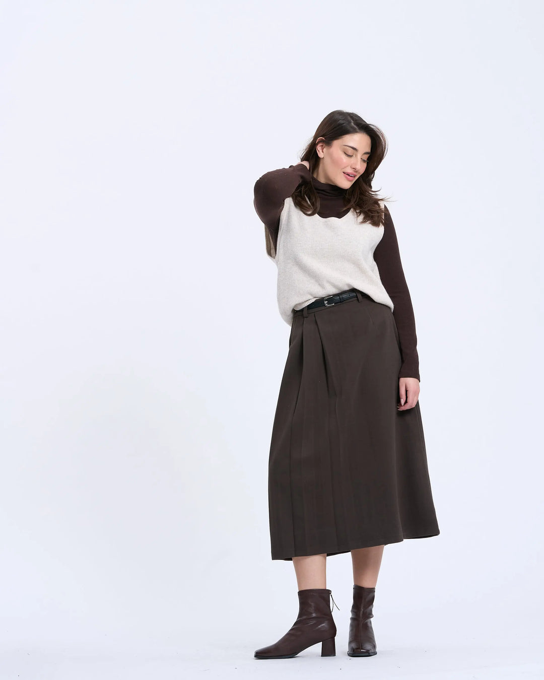 An image of a   M'Essentials True Form Layering Turtleneck by  Mirra Masa