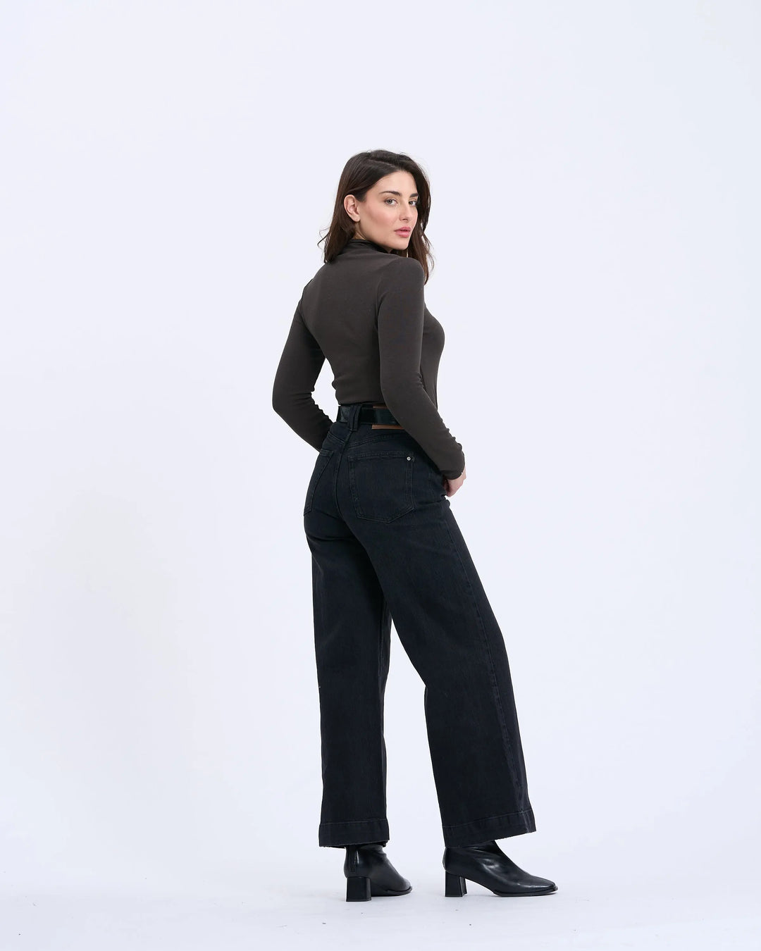 An image of a   M'Essentials True Form Layering V-Neck by  Mirra Masa