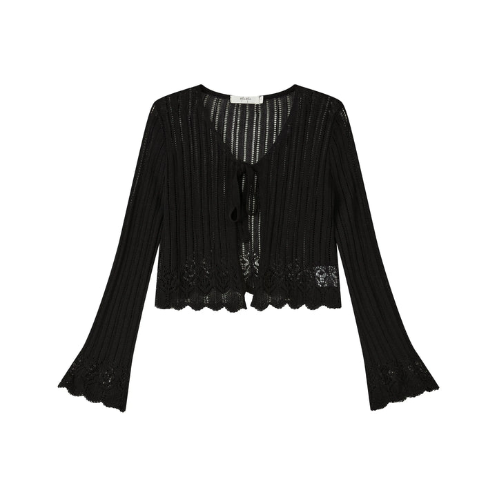 An image of a   OW83US6 Knit Cardigan by  Mirra Masa