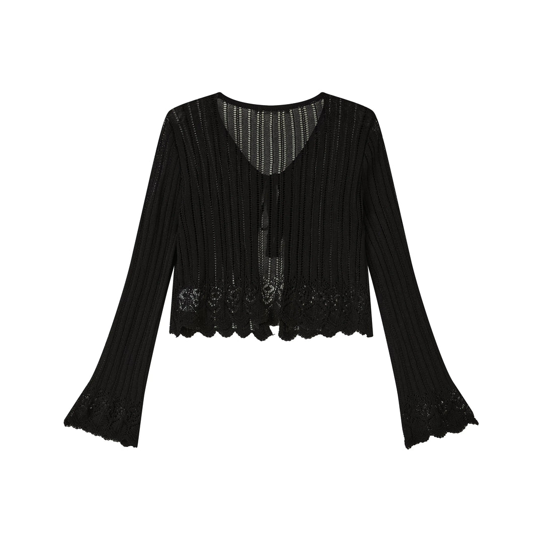 An image of a   OW83US6 Knit Cardigan by  Mirra Masa