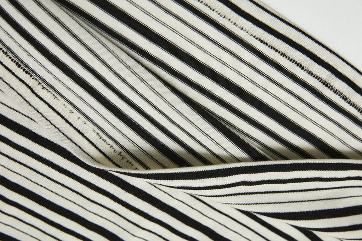 An image of a   OW85RS6 Stripe Long-Sleeve by  Mirra Masa
