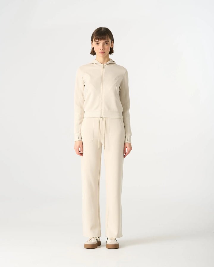 An image of a   PT43YS6 Soft-Touch High-Rise Pants by  Mirra Masa