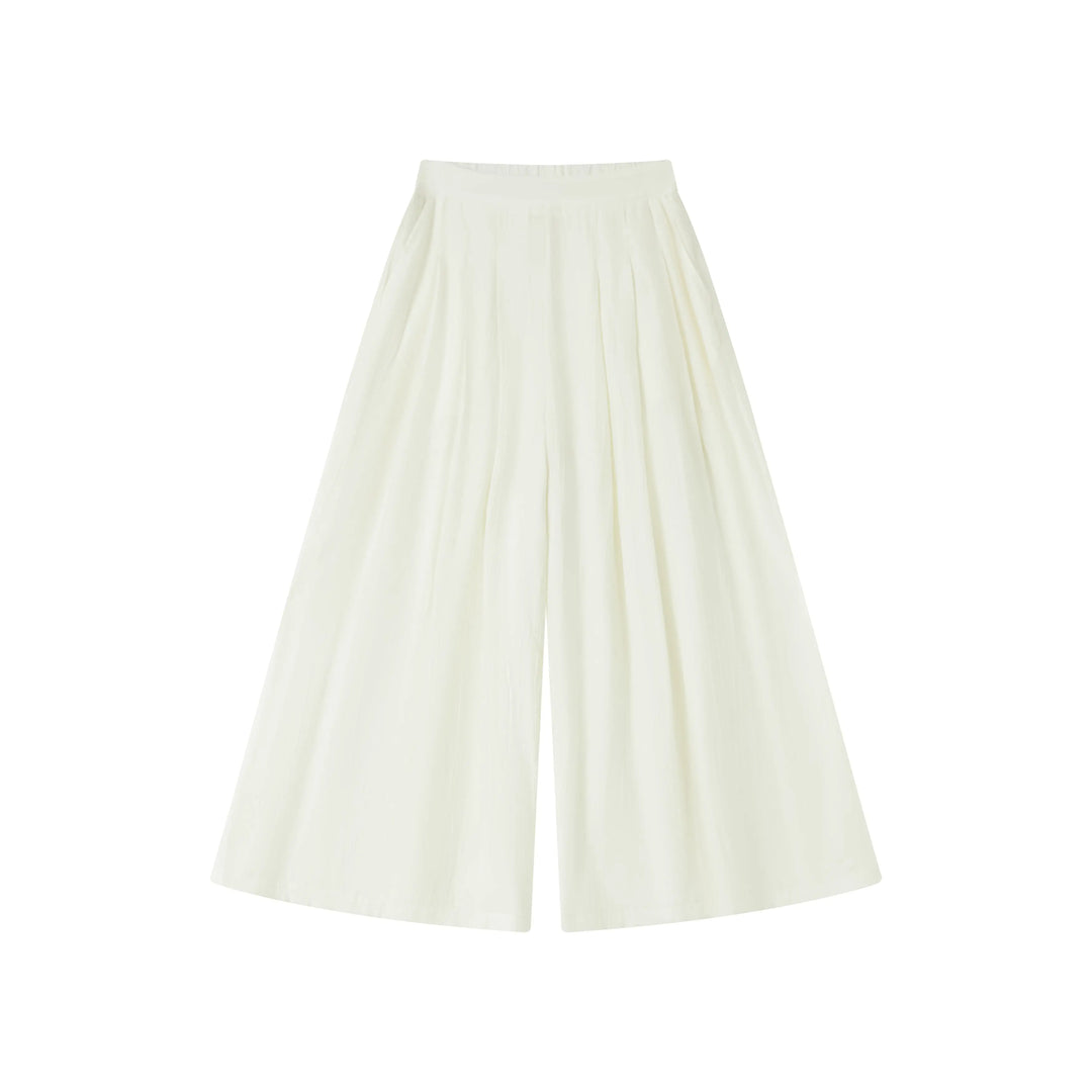 An image of a  Creme-Medium PTL35M6 Pants by  Mirra Masa