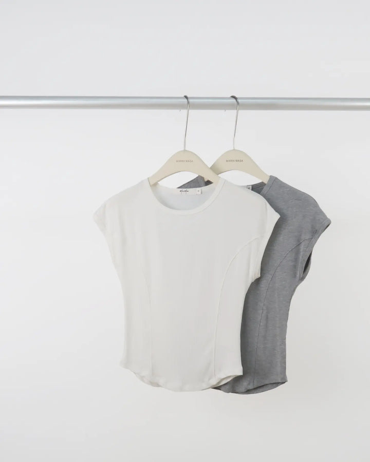 An image of a   S0289 Short-Sleeve Top by  Mirra Masa