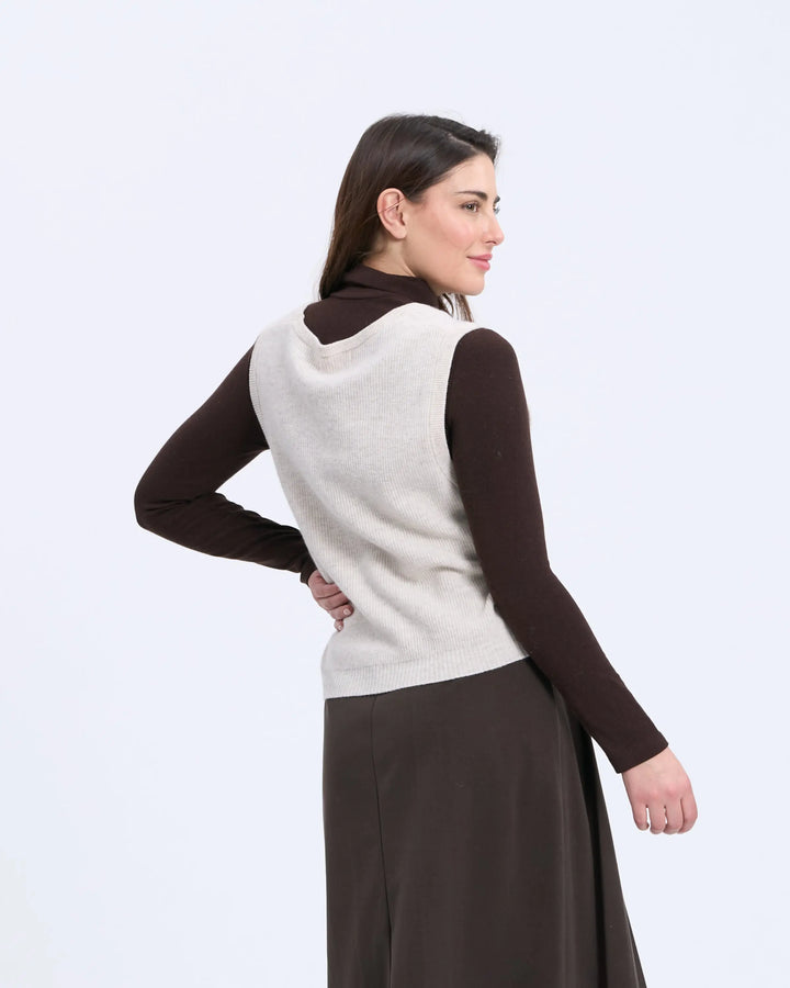 An image of a   S1094 Sweater Vest by  Mirra Masa