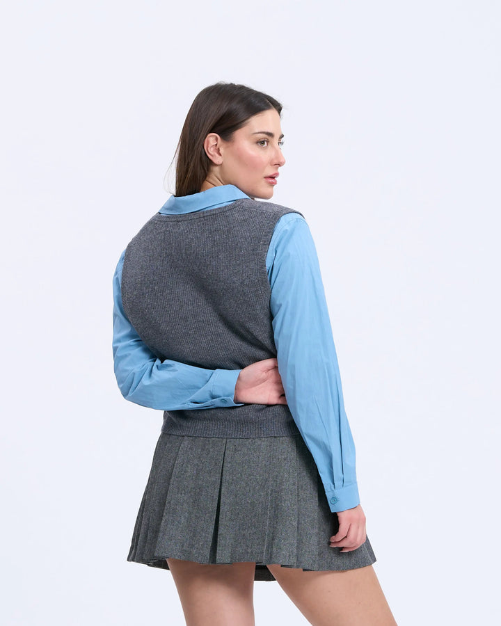 An image of a   S1094 Sweater Vest by  Mirra Masa