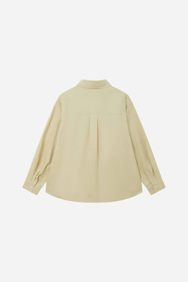 An image of a   S11630 Classic Cotton Button Down Shirt by  Mirra Masa