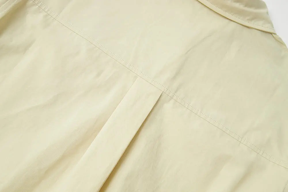 An image of a   S11630 Classic Cotton Button Down Shirt by  Mirra Masa