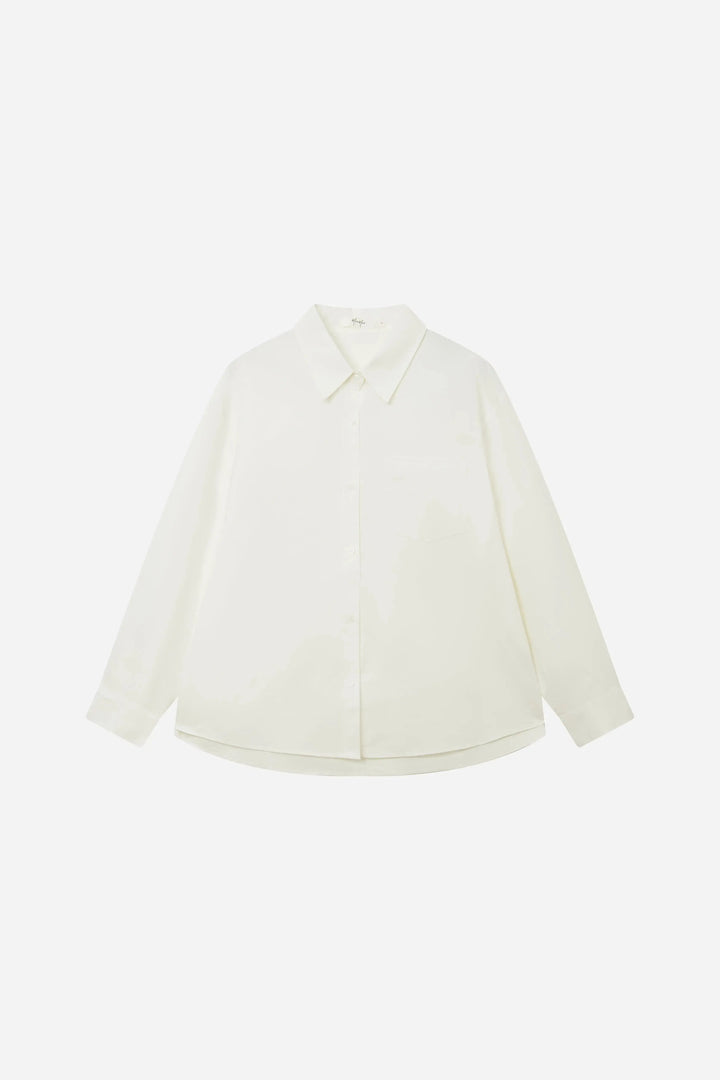 An image of a   S11630 Classic Cotton Button Down Shirt by  Mirra Masa