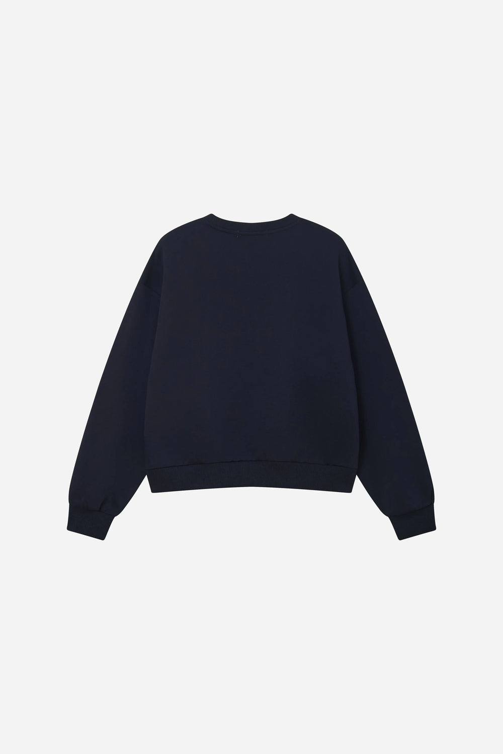 An image of a   S11925 Classic Cotton Blend Crewneck by  Mirra Masa