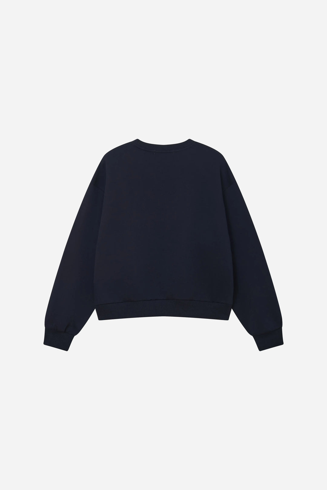 An image of a   S11925 Classic Cotton Blend Crewneck by  Mirra Masa