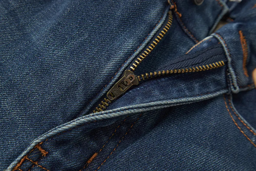 An image of a   S12766 Fleece Lined Elastic Waist Jeans by  Mirra Masa