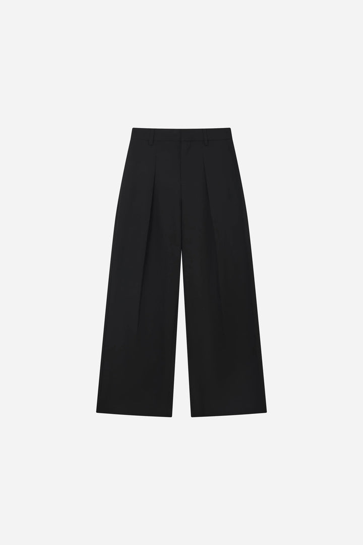 An image of a   S12804 Pleated Wide Leg Pants by  Mirra Masa