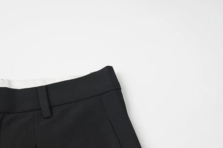 An image of a   S12804 Pleated Wide Leg Pants by  Mirra Masa