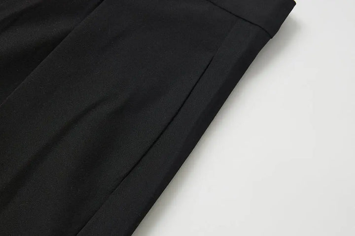 An image of a   S12804 Pleated Wide Leg Pants by  Mirra Masa