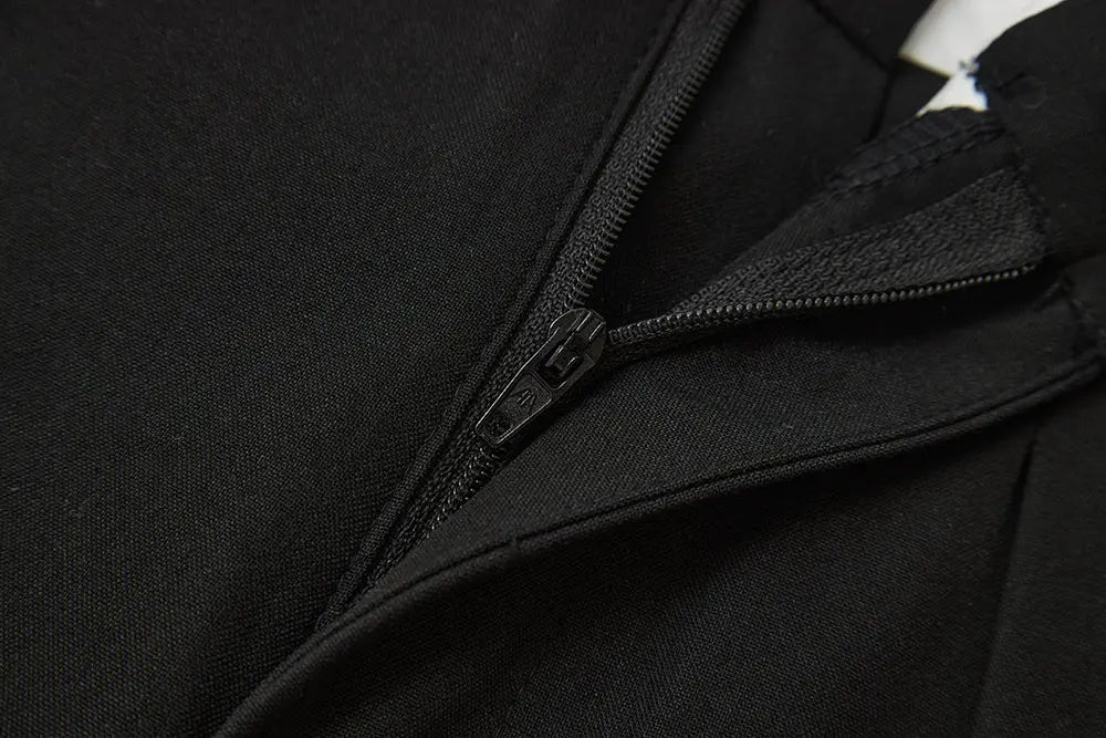 An image of a   S12804 Pleated Wide Leg Pants by  Mirra Masa