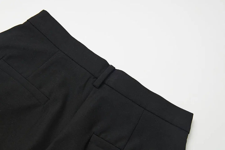 An image of a   S12804 Pleated Wide Leg Pants by  Mirra Masa