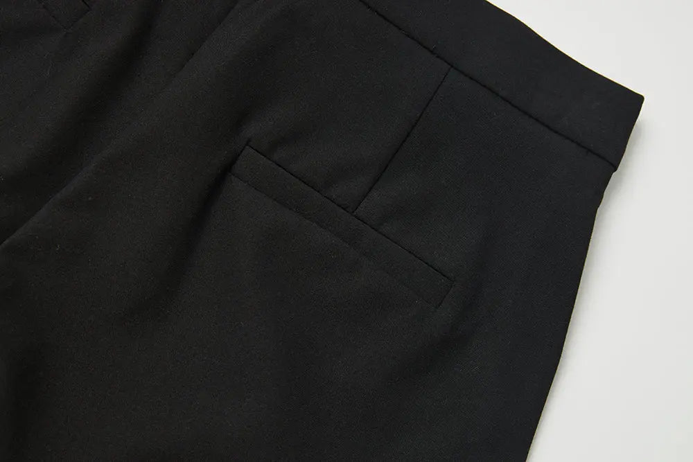 An image of a   S12804 Pleated Wide Leg Pants by  Mirra Masa