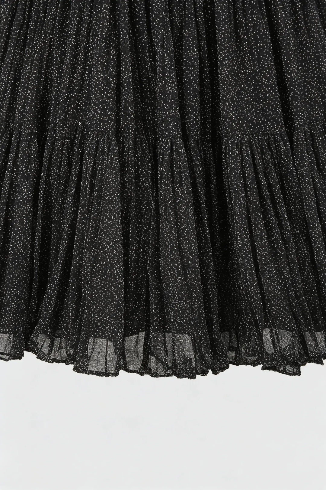 An image of a   S20452 Tiered Floral Midi Skirt by  Mirra Masa