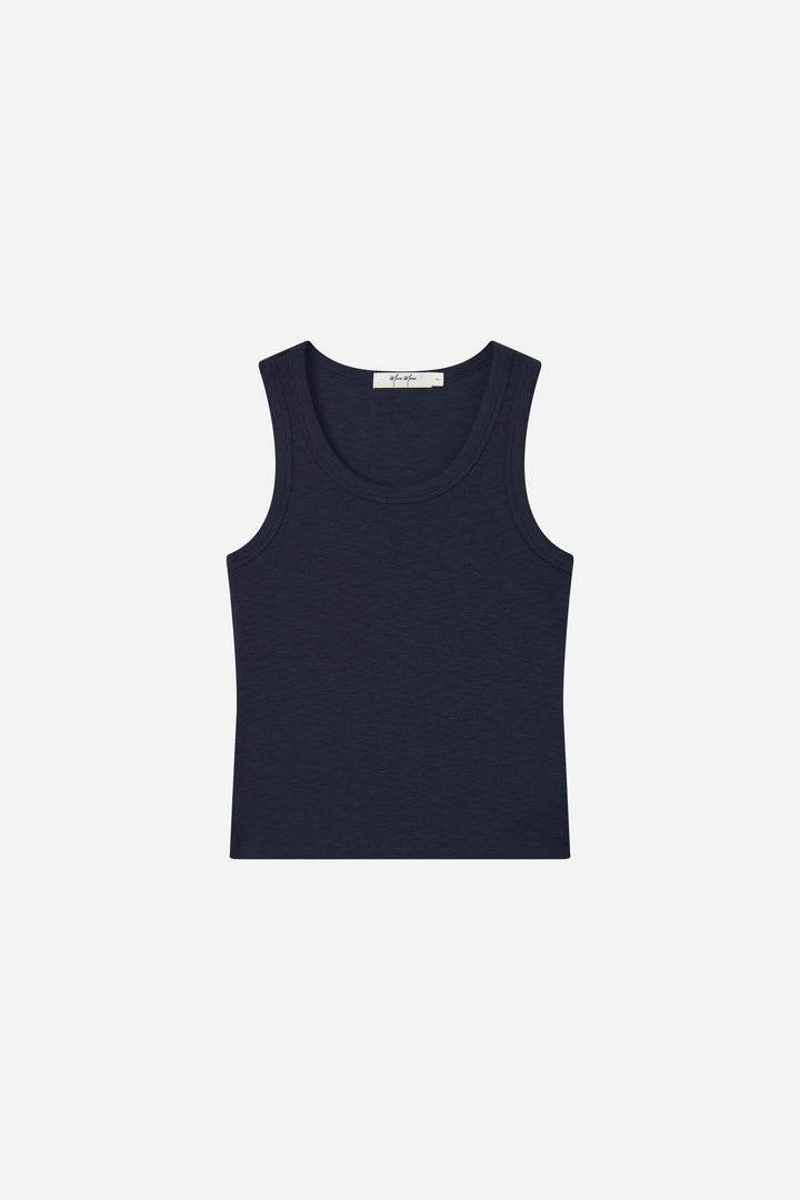 An image of a   S21050 Essential Ribbed Tank by  Mirra Masa