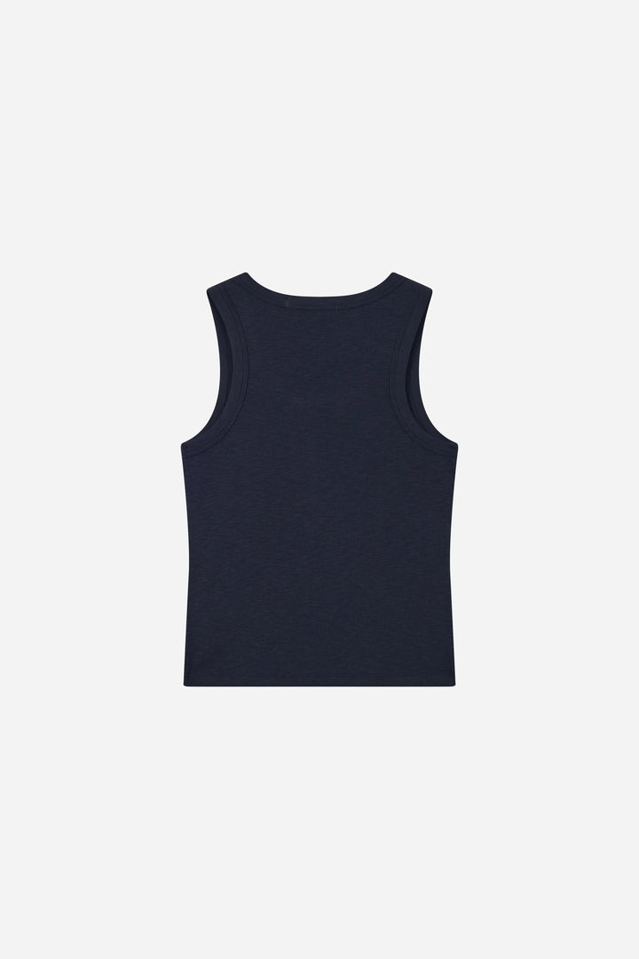An image of a   S21050 Essential Ribbed Tank by  Mirra Masa