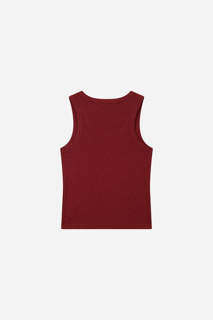 An image of a   S21050 Essential Ribbed Tank by  Mirra Masa