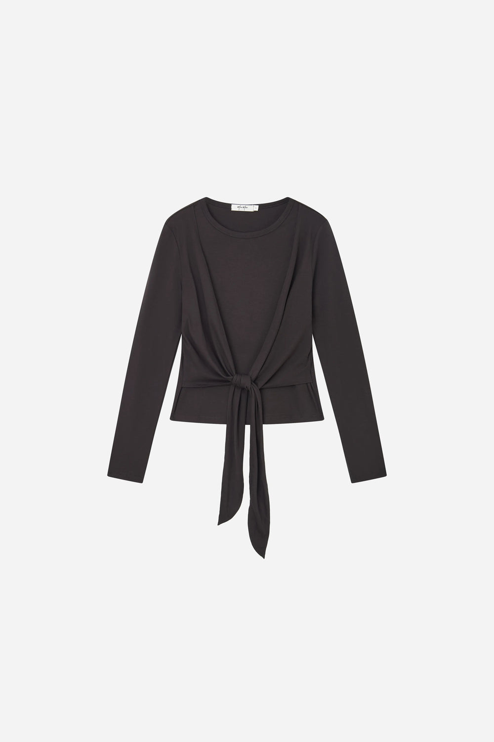 An image of a   S21147 Tie-Front Layered Top by  Mirra Masa