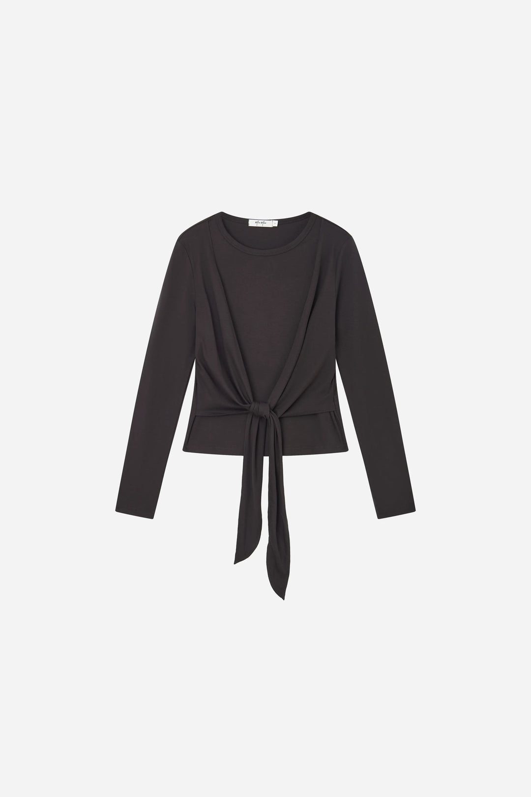 An image of a   S21147 Tie-Front Layered Top by  Mirra Masa