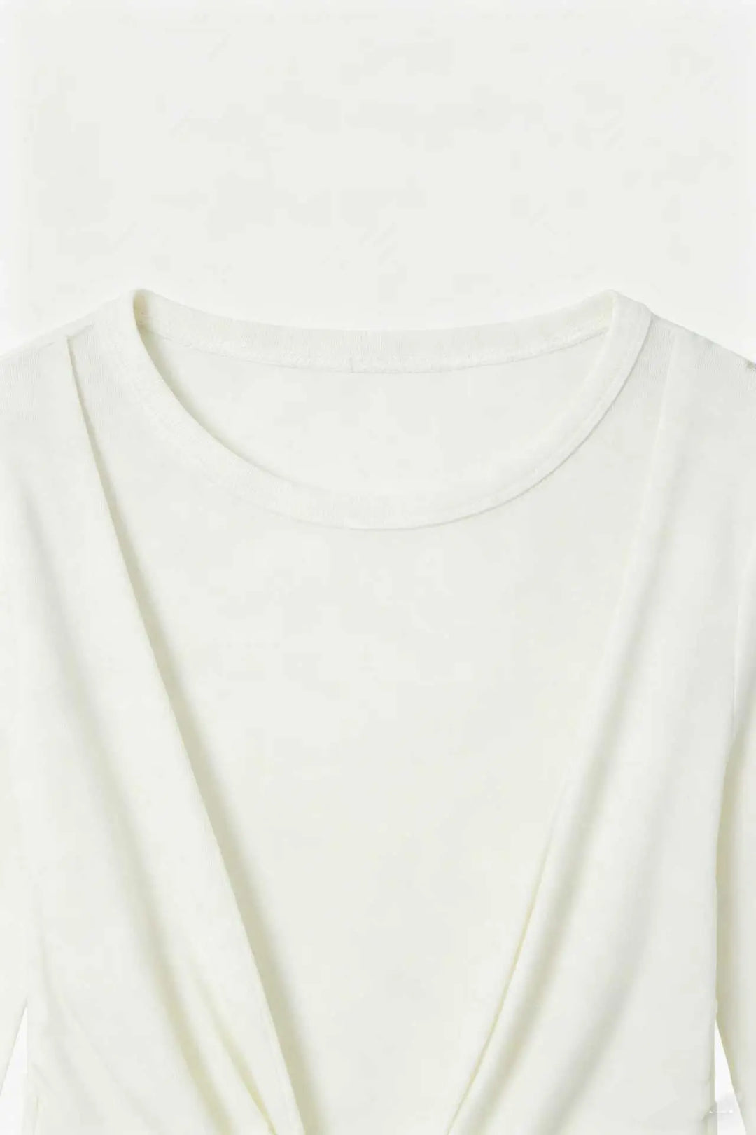 An image of a   S21147 Tie-Front Layered Top by  Mirra Masa