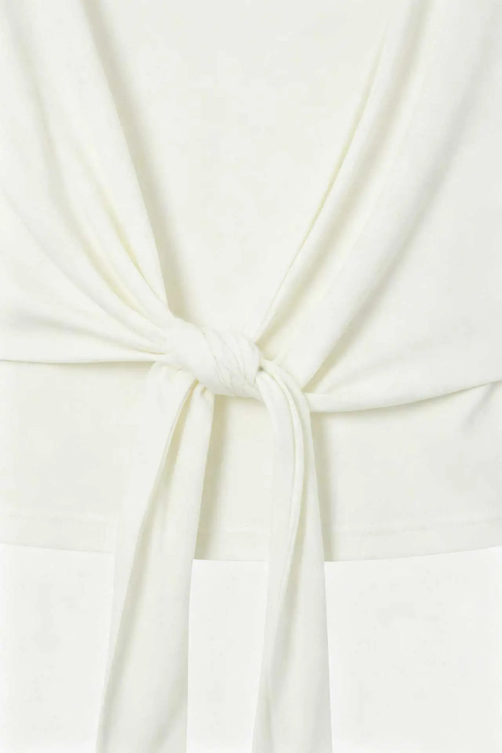 An image of a   S21147 Tie-Front Layered Top by  Mirra Masa