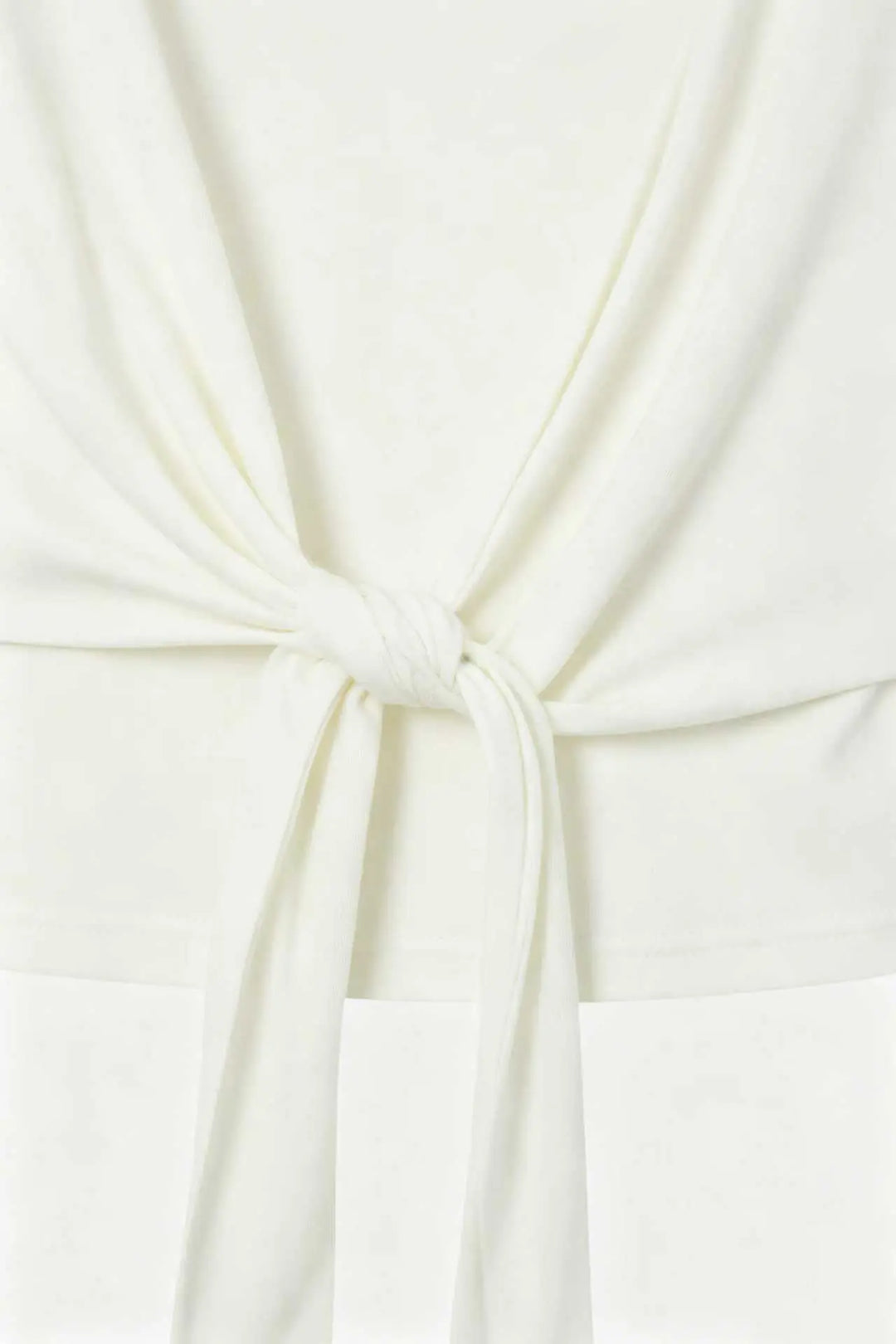 An image of a   S21147 Tie-Front Layered Top by  Mirra Masa