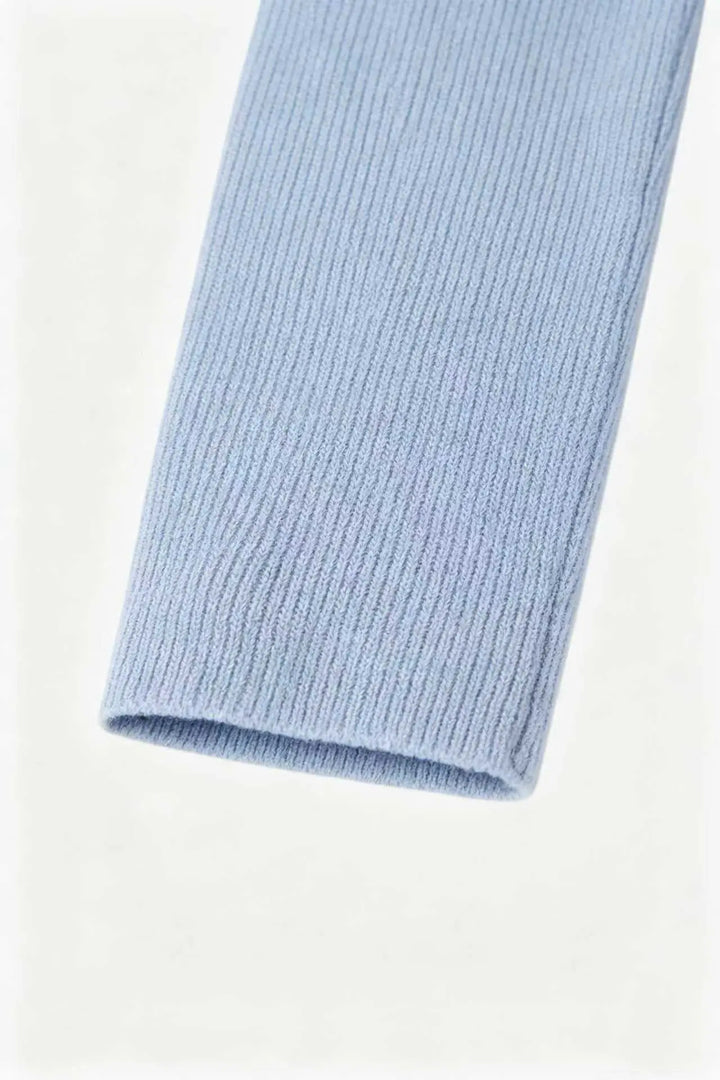 An image of a   S21304 Layered V-Neck Cardigan by  Mirra Masa