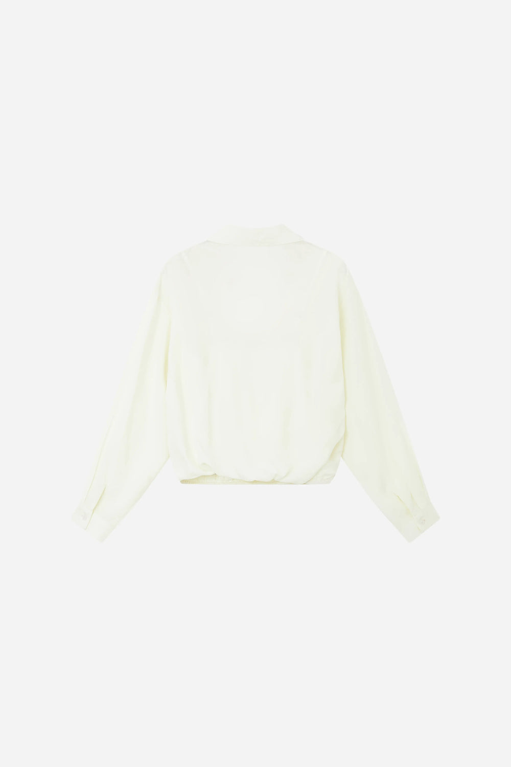 An image of a   S21346 Layered Lace Trim Blouse by  Mirra Masa