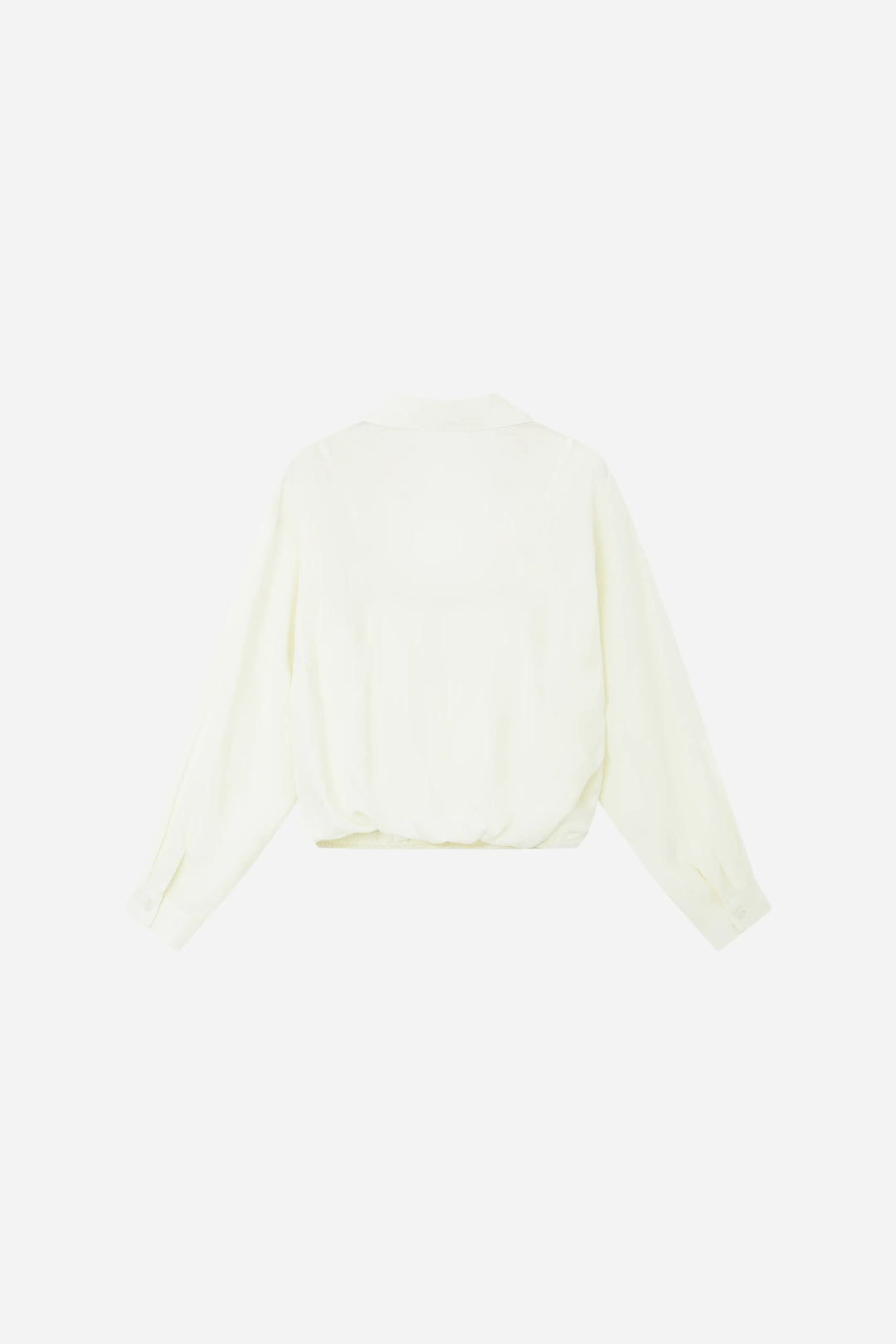 An image of a   S21346 Layered Lace Trim Blouse by  Mirra Masa