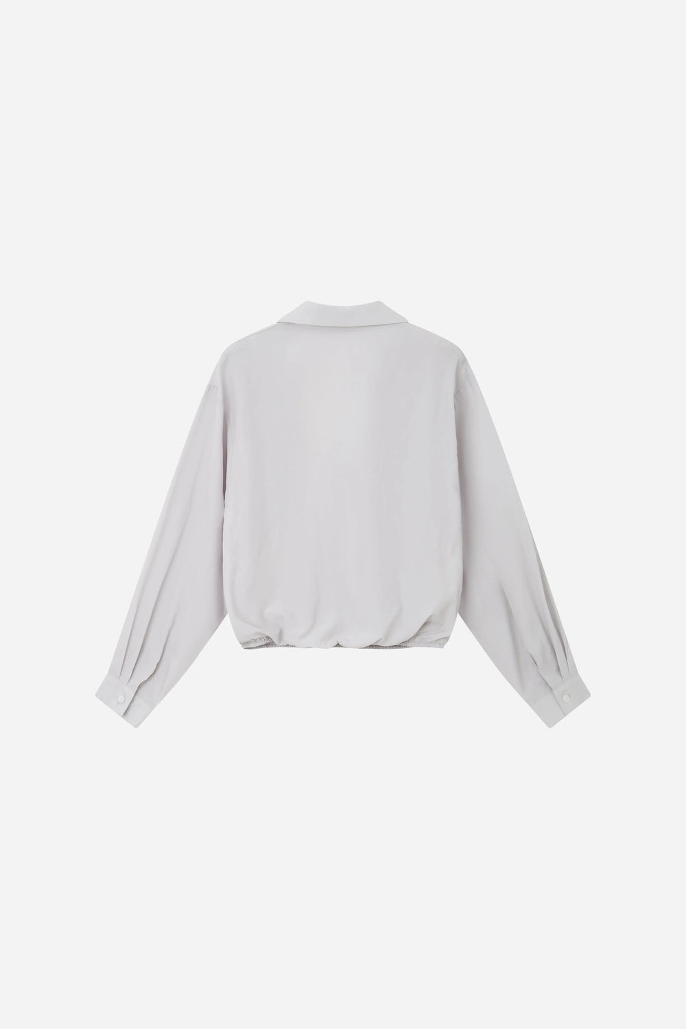 An image of a   S21346 Layered Lace Trim Blouse by  Mirra Masa