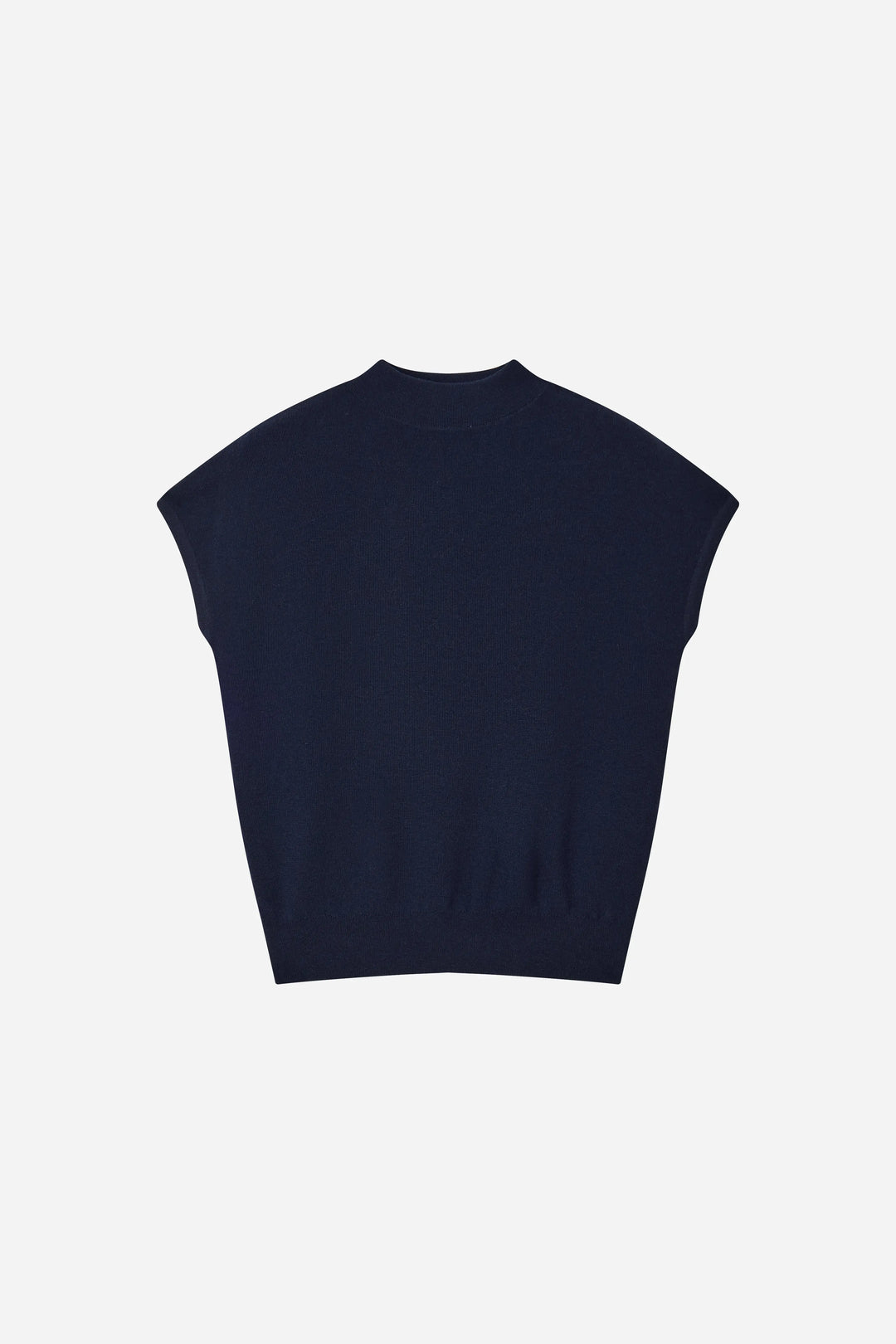 An image of a   S21389 Silk Blend Mock Neck Knit by  Mirra Masa
