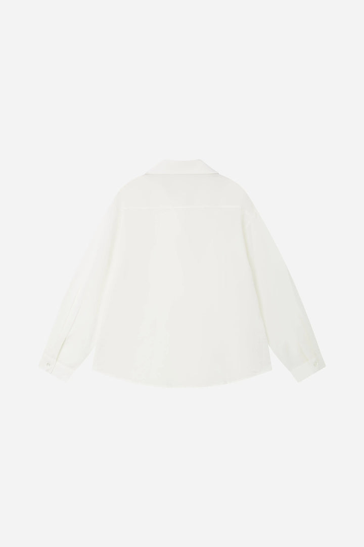 An image of a   S21406 Asymmetric Button-Down by  Mirra Masa