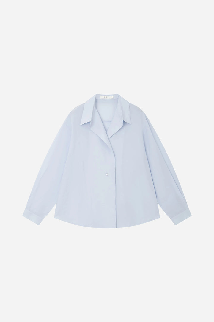 An image of a   S21406 Asymmetric Button-Down by  Mirra Masa